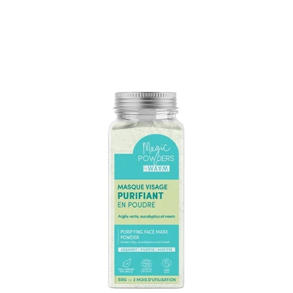 Masque Visage Purifiant en Poudre BIO - WAAM
