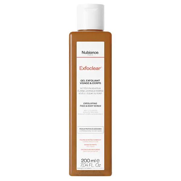 Gel Exfoliant Visage & Corps aux AHA Exfoclear® - Nubiance