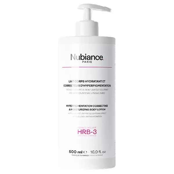 Lait Corps Unifiant Hydratant HRB-3 - Nubiance