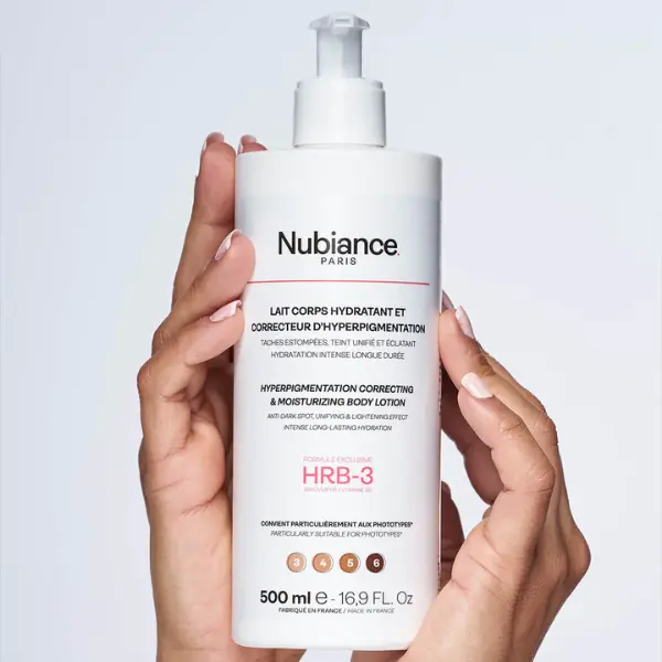 Lait Corps Unifiant Hydratant HRB-3 - Nubiance