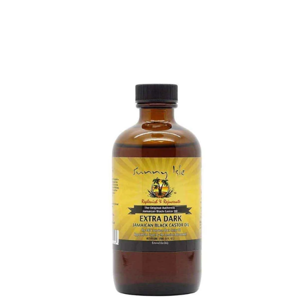 Huile de Ricin Extra Dark Jamaican Black Castor Oil - Sunny Isle
