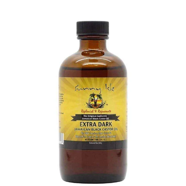 Huile de Ricin Extra Dark Jamaican Black Castor Oil - Sunny Isle