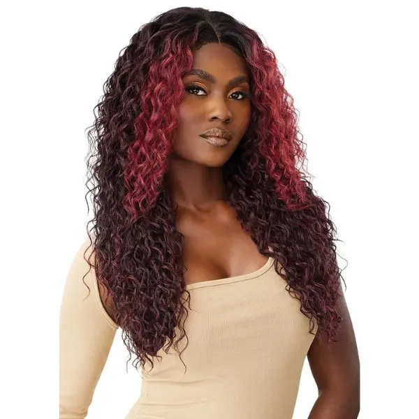 Perruque Deep Curly Closure HD 5x5 Malaysian DEEP 26" - Outre