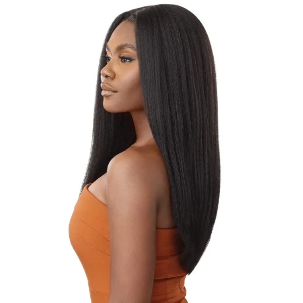 Perruque Kinky Straight Closure HD 5x5 24" - Outre
