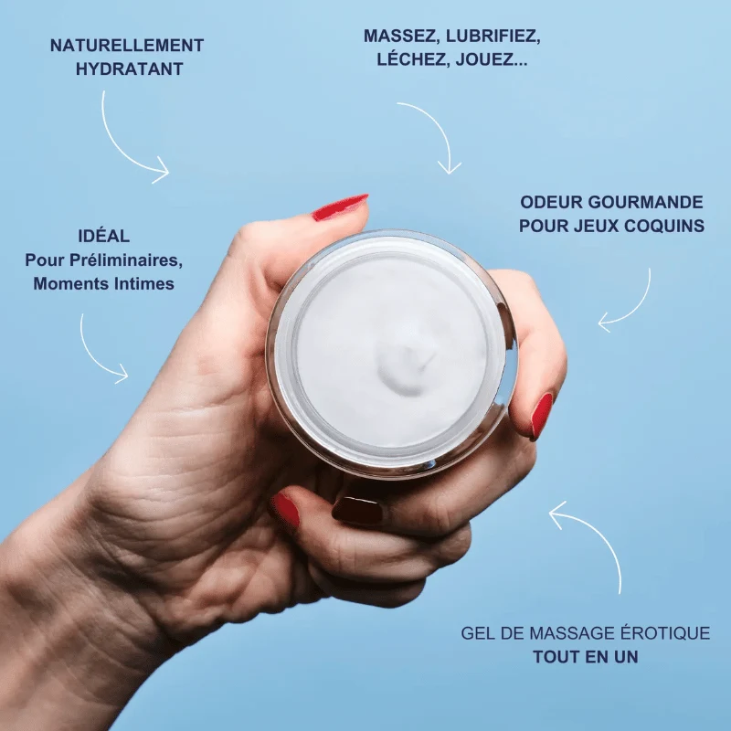 Crème 2-en-1 Massage et Lubrifiant - Le Couple Gourmand