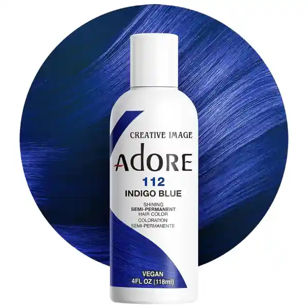 Coloration Semi-permanente 112 Indigo Blue - ADORE