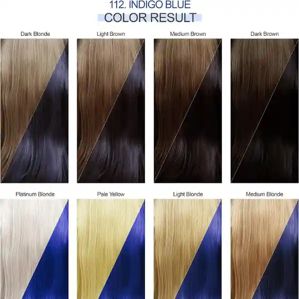 Coloration Semi-permanente 112 Indigo Blue - ADORE