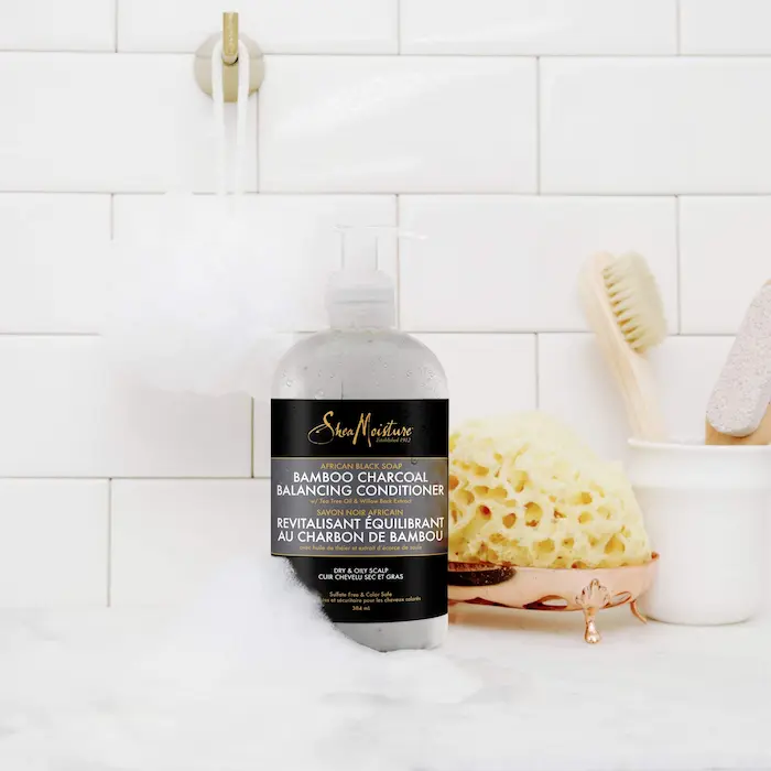 Après-Shampooing - African Black Soap Charcoal Balancing Conditioner - Shea Moisture