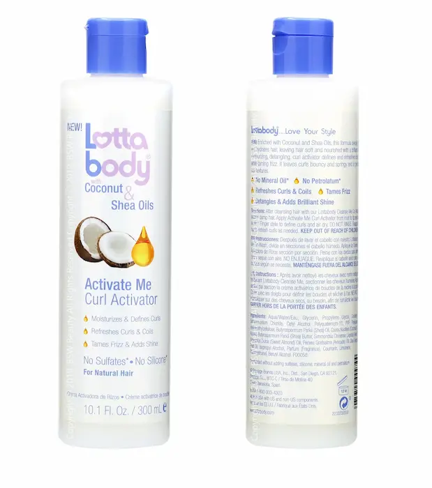 Crème activatrice de boucles Activate Me Lottabody