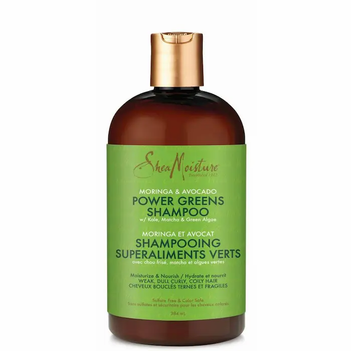Shampoing Power Greens à l'huile de Moringa & Avocat - Shea Moisture