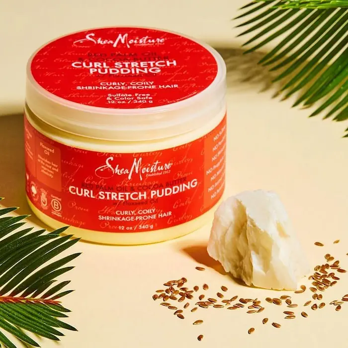 Crème Anti shrinkage Curl Stretch Pudding - Shea Moisture Red Palm Oil