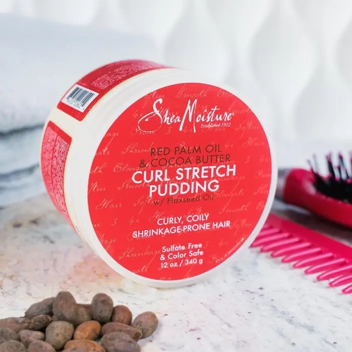Crème Anti shrinkage Curl Stretch Pudding - Shea Moisture Red Palm Oil