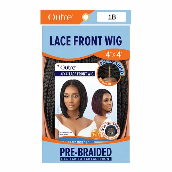 Perruque Tressée Lace 4X4 BOX BRAID BOB - Outré