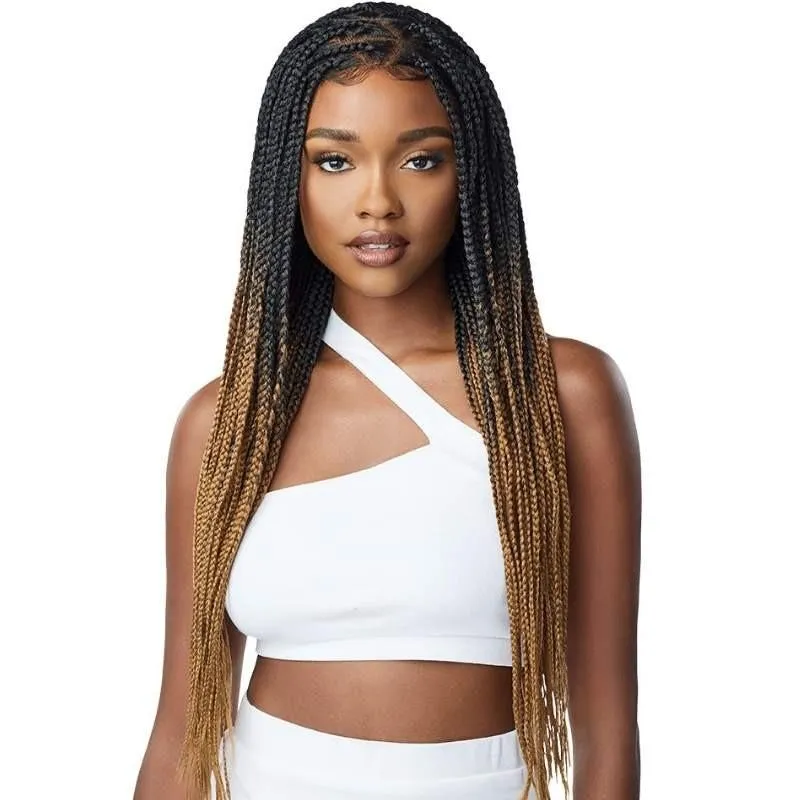 Perruque Lace Wig Tressée Knotless Triangle Part Braids 22 - Outré