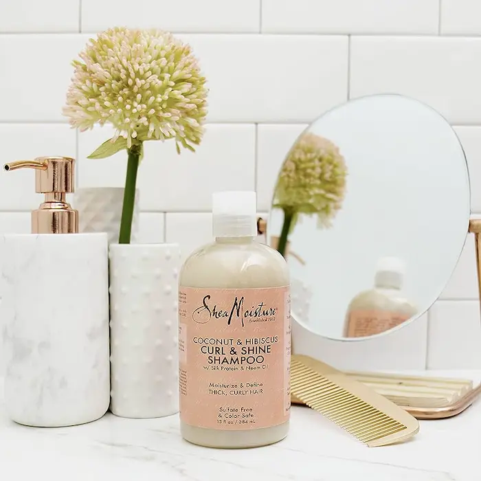 Shampooing Curl & Shine - Shea Moisture Coconut & Hibiscus