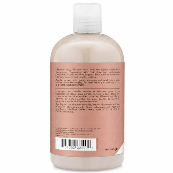 Shampooing Curl & Shine - Shea Moisture Coconut & Hibiscus