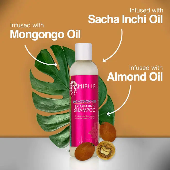 Shampoing Exfoliant à l'Huile de Mongongo - Mielle