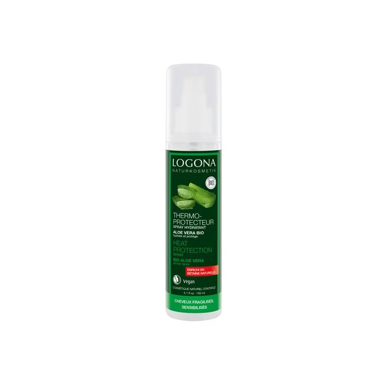 Spray hydratant thermo-protecteur à l'aloe vera