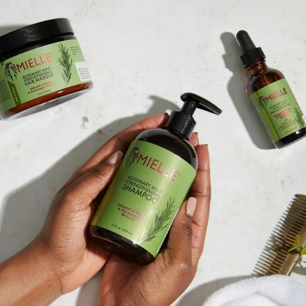 Routine Fortifiante Rosemary Mint - Mielle Organics