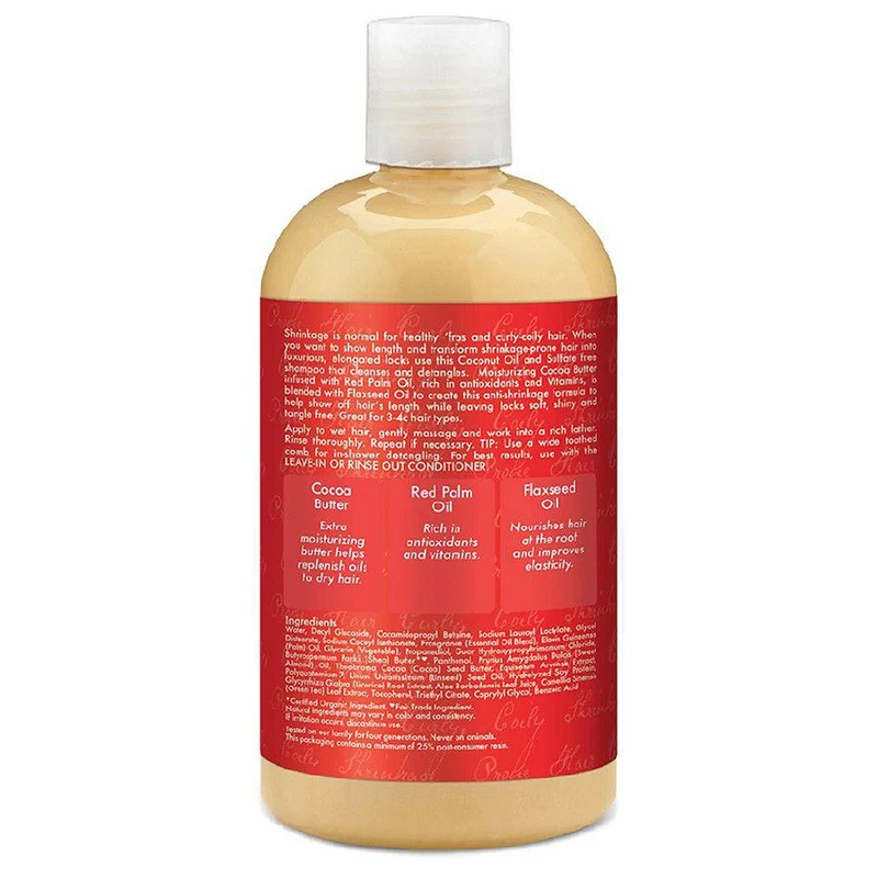 Shampooing Démêlant - Shea Moisture Red Palm Oil Cocoa Butter