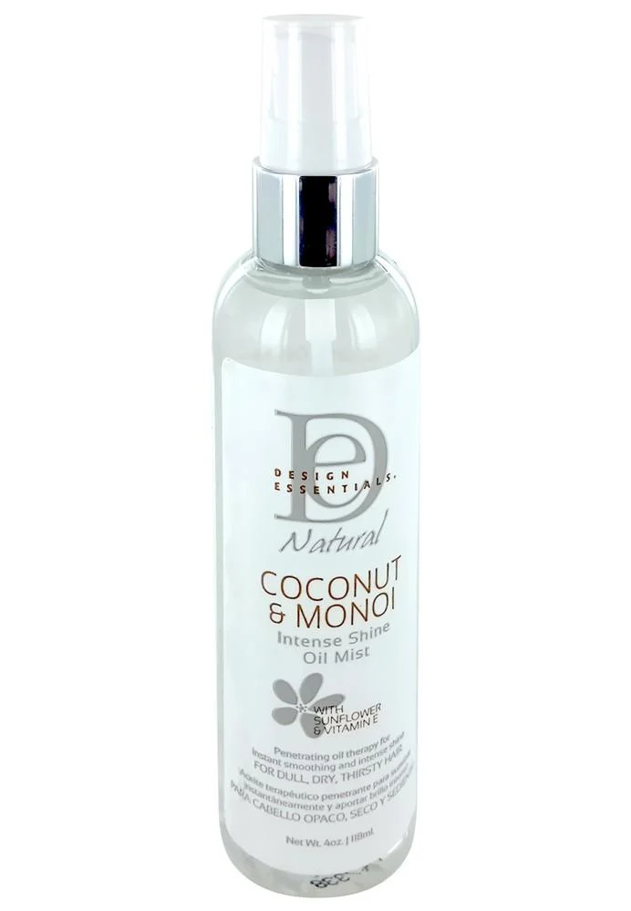 INTENSE SHINE OIL MIST Huile Spray Brillance - Design Essentials Coconut & Monoï