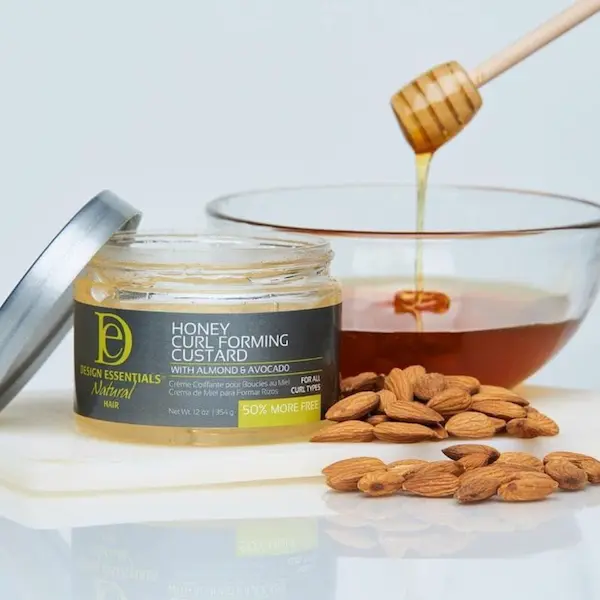 Crème Boucles Miel et Camomille Honey Custard 354 Gr - Design Essentials