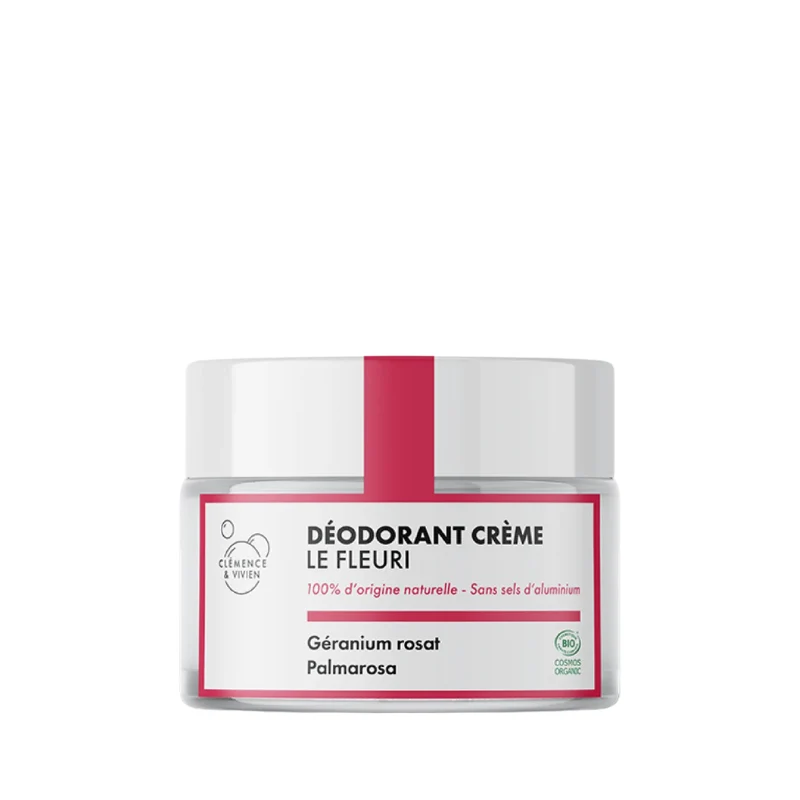 Déodorant Crème Le Fleuri - Géranium Rosat + Palmarosa