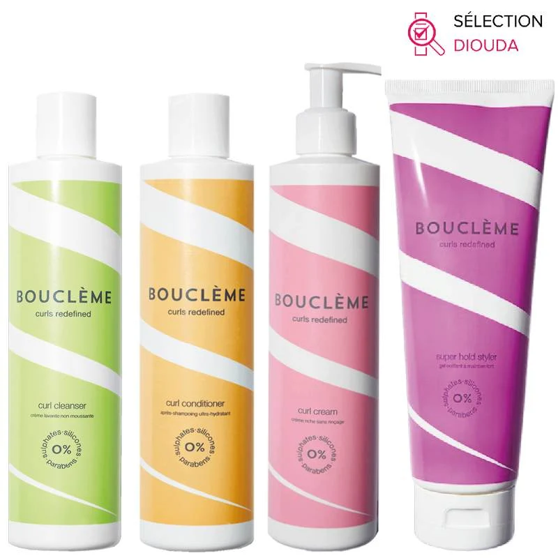 4 Soins Cheveux bouclés Hydrater Coiffer - BOUCLÈME