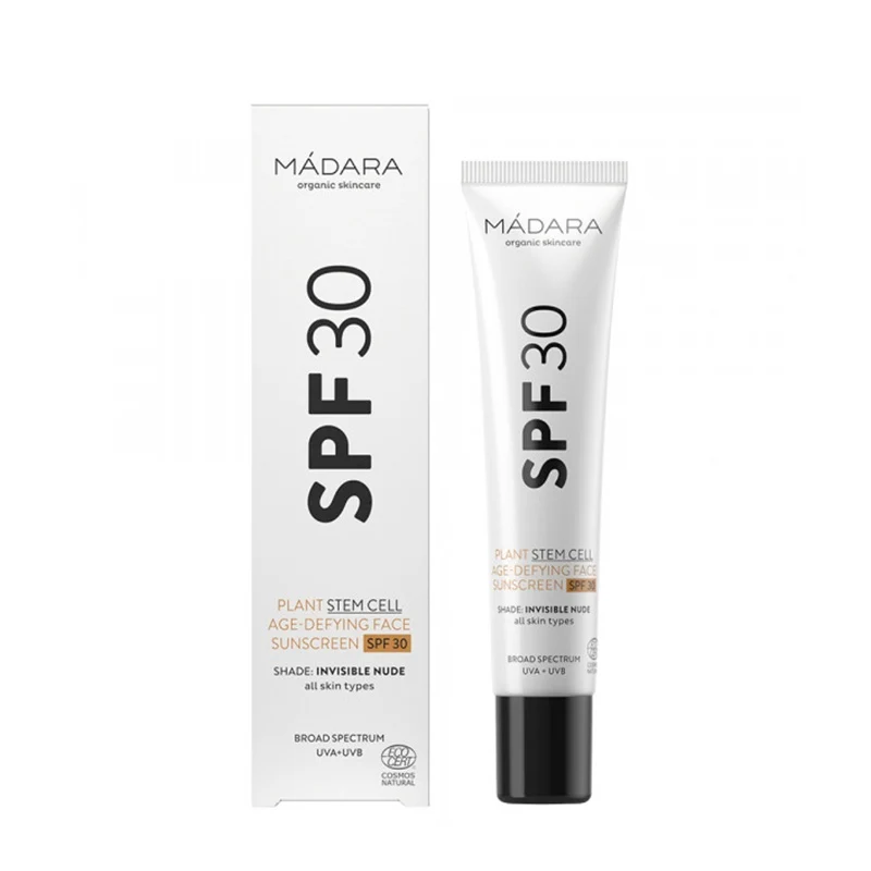Crème solaire visage anti-âge SPF30