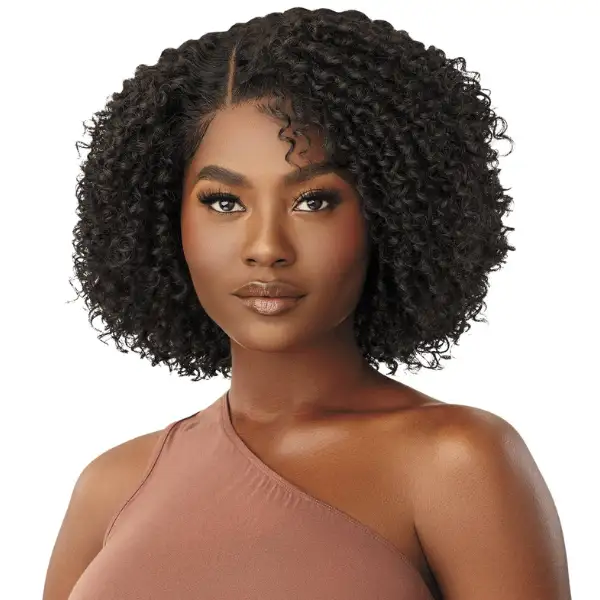 Perruque Lace Front Bouclée Noire Nioka - Outré