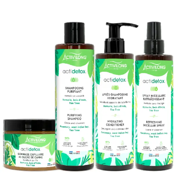 Gamme ActiDetox Routine Purifiante Cuir Chevelu - Activilong