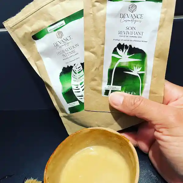 Duo Masque en Poudre Cheveux Dévitalisés Ternes - Devance