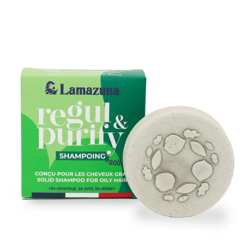 Shampoing Solide Regul & Purify à l'Argile Verte & Spiruline