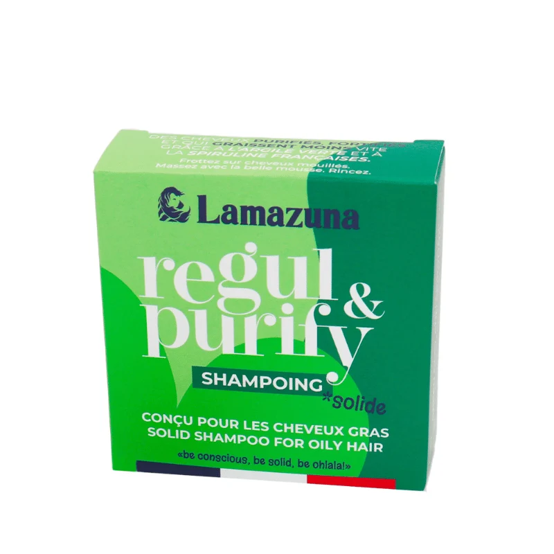 Shampoing Solide Regul & Purify à l'Argile Verte & Spiruline