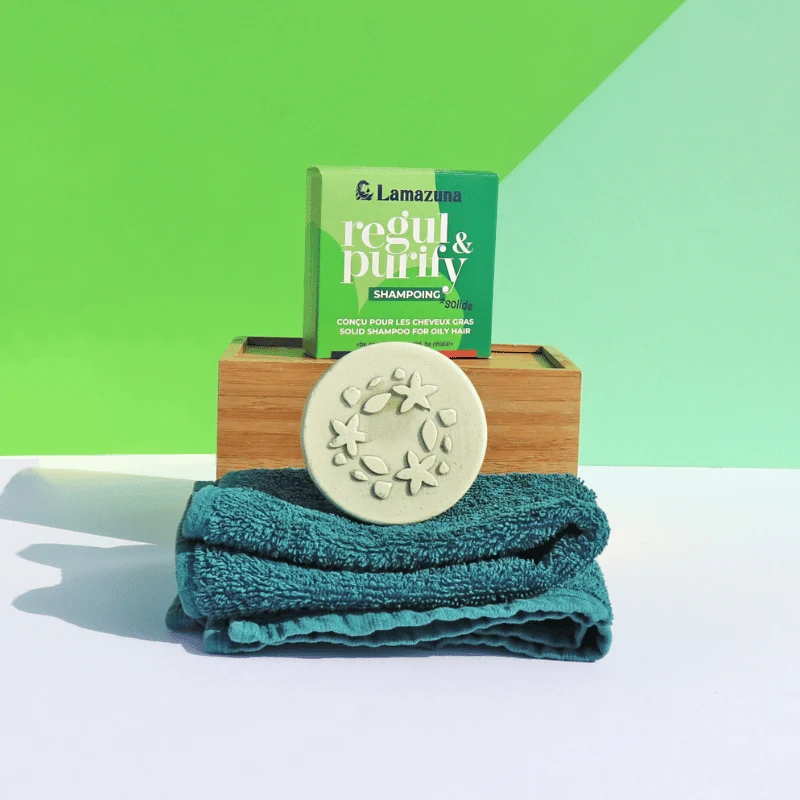 Shampoing Solide Regul & Purify à l'Argile Verte & Spiruline