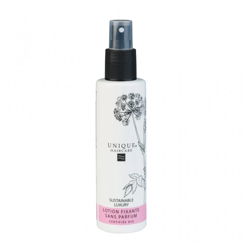 Lotion fixante cheveux sans parfum
