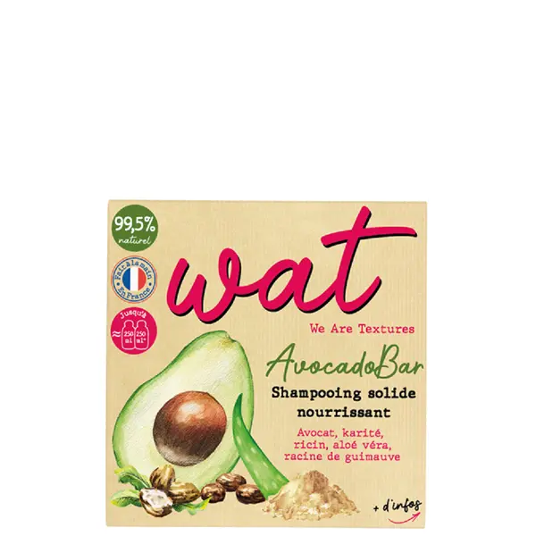 Shampooing solide nourrissant AvocadoBar - WAT