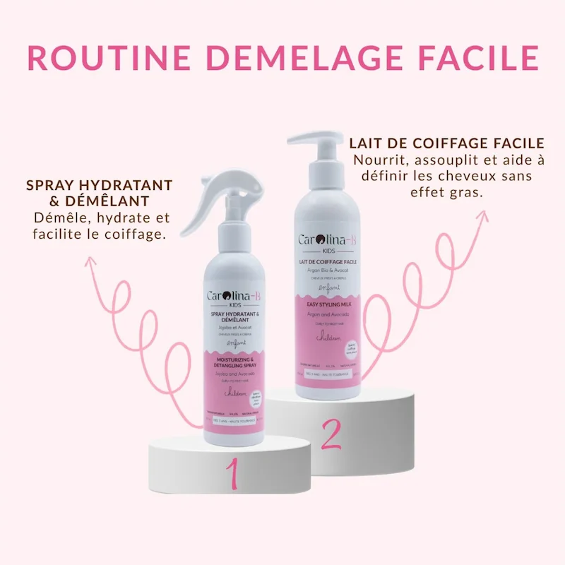 Lait Crème de Coiffage Enfant - Carolina B