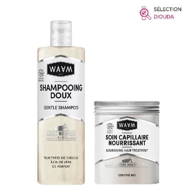 Duo de Soins capillaires à base neutre PERSONNALISABLES - WAAM