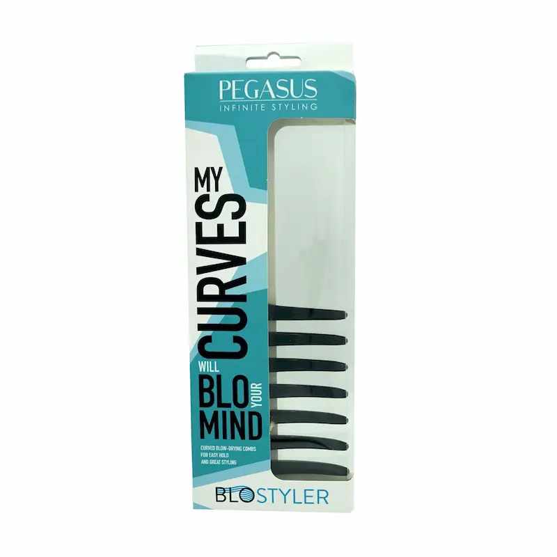Peigne Afro Blostyler B1 9'1 en Ébonite - Pegasus