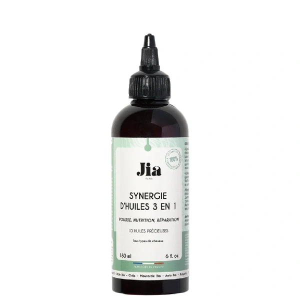 Synergie d'huiles 3-en-1 Pousse Nutrition Réparation - Jia Paris