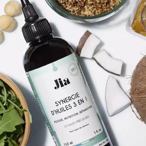 Synergie d'huiles 3-en-1 Pousse Nutrition Réparation - Jia Paris