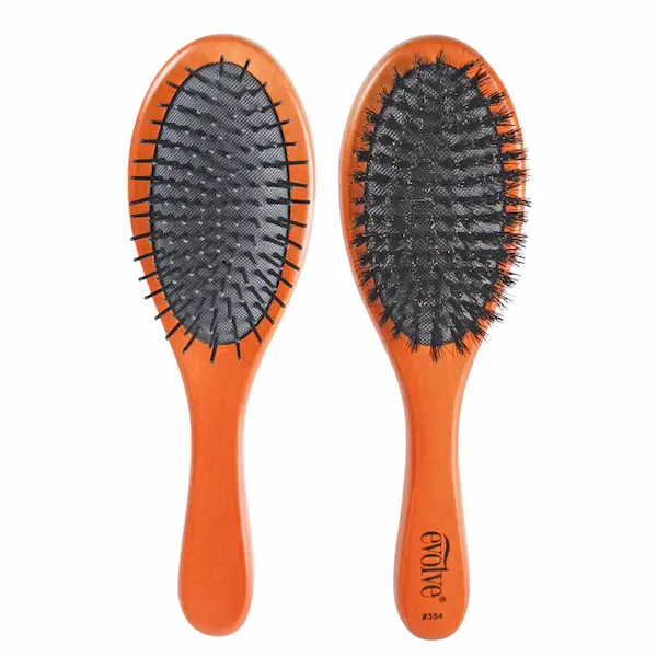 Brosse Double Face Poils de Sanglier - Evolve