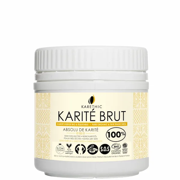 Pur Beurre Karité Brut Absolu 500ml - Karethic