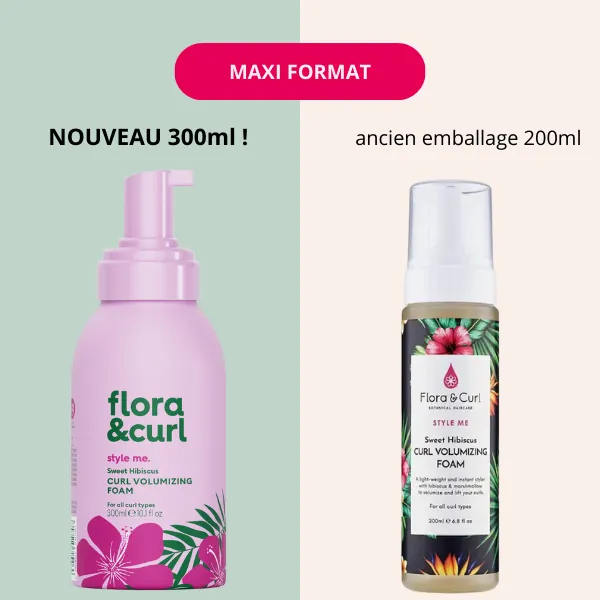 Mousse Volumisante pour Boucles Sweet Hibiscus - Flora & Curl