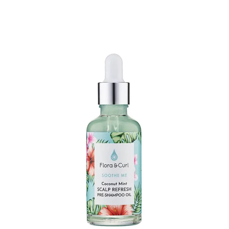 Huile avant shampoing - Coconut Mint - Flora & Curl