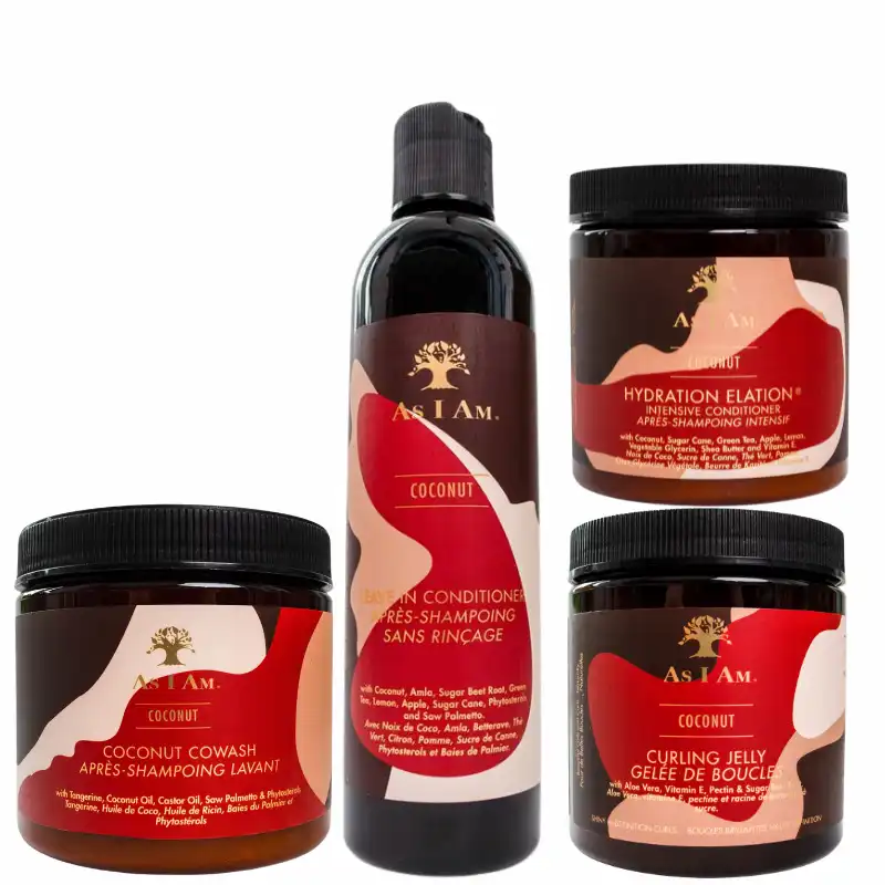 Routine Wash Day Cheveux Frisés - As I Am Coconut
