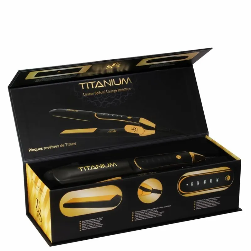 Lisseur boucleur Professionnel TITANIUM - Jacques Seban