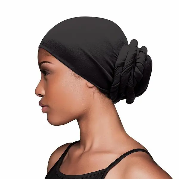 Foulard de tête Wrap Cheveux Noir - Evolve