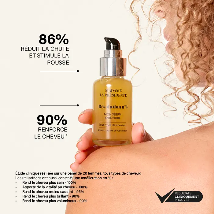 Sérum Anti-chute Cheveux RÉSOLUTION N°3 - Madame La Présidente